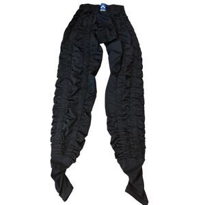 Agogie Resistance Pants +40 Womens Small Black Training Wearable Ruched